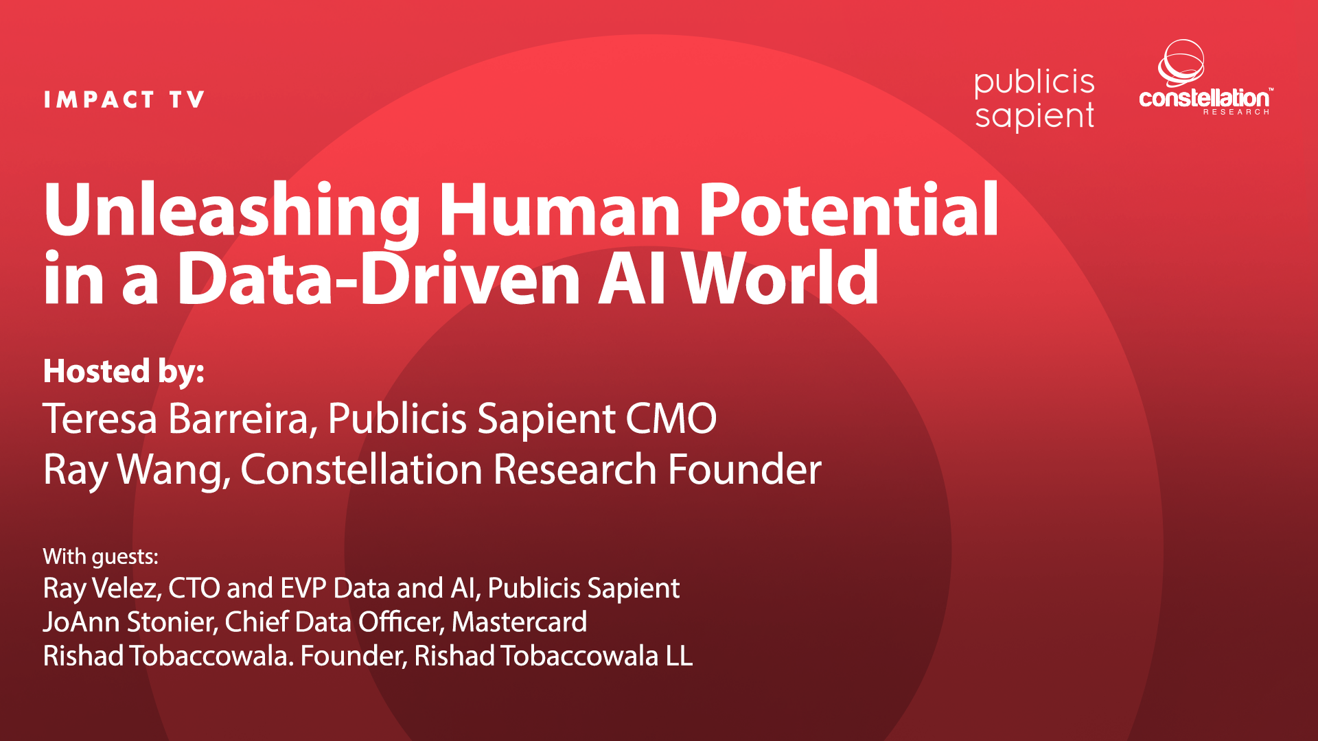 Unleashing Human Potential In A Data-Driven AI World | Impact TV ...